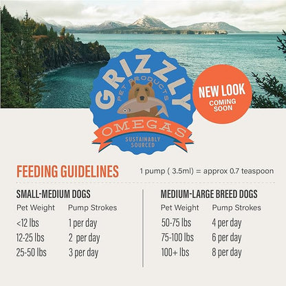 GRIZZLY PET PRODUCTS Joint Aid for Dogs Liquid Hip and Joint Support (Extra Strength), 16 fl oz