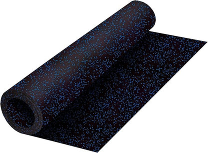 Playsafer Genaflex Rubber Gym Floor Mat - Heavy Duty Commercial Protective Gym Flooring Roll, 8mm Thick (4&