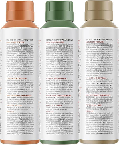 Insect Repellent Variety Pack, 12-Hour Mosquito &amp; Tick Protection, Picaridin-Based, Water-Based, Lightweight, Quick-Drying, DEET Alternative, Face &amp; Body Use, 3 Pack