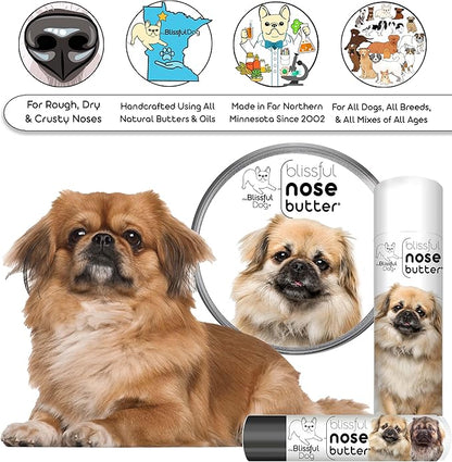 The Blissful Dog Tibetan Spaniel Unscented Nose Butter - Dog Nose Butter, 4 Ounce
