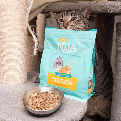 LOVE, NALA - Chicken Air Dried Cat Food - Award Winning - Made in USA - Complete &amp; Balanced Cat Food for All Life Stages- 1 Bag - 1 lb.