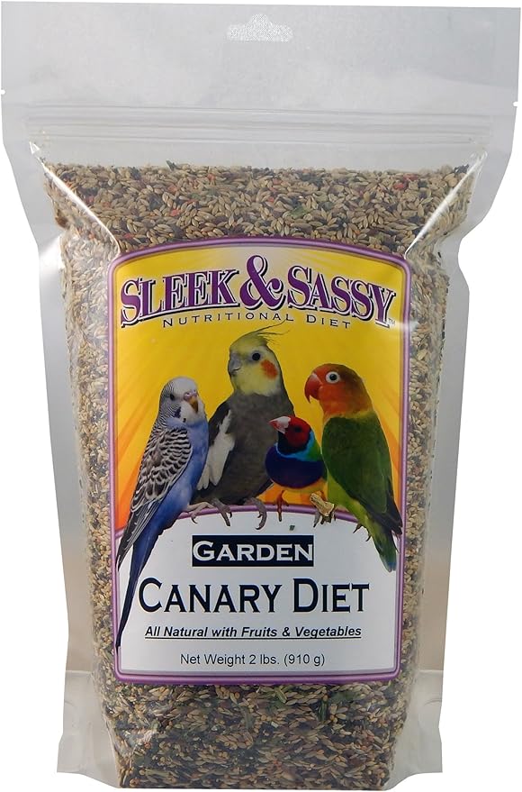 SLEEK &amp; SASSY Garden Canary Bird Food (2 lbs.)