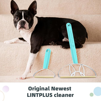 Flex MAX &amp; Pro Pet Hair Remover Kit by LINTPLUS - Dog &amp; Cat Hair Removal Tool for Furniture, Carpets, Rugs &amp; Couches - Easy to Use, Reusable Carpet Scraper for Pet Hair