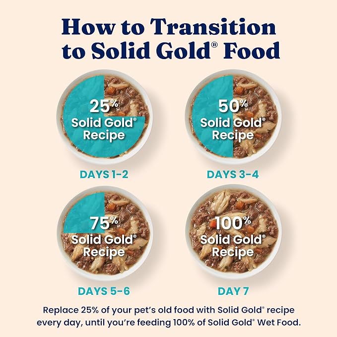 Five Oceans Solid Gold Wet Cat Food Shreds in Gravy - 3 Count Sample Pack - Real Tuna &amp; Mackerel Cat Food for All Ages - Grain Free, Sensitive Stomach