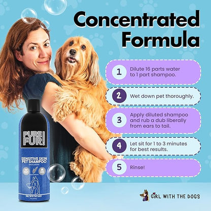 Pure Fur! Sensitive Skin Pet Shampoo, 16 oz