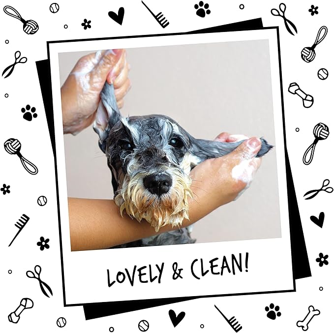 Dog Shampoo Luxury 2 in 1 Papaya &amp; Coconut Dog Grooming Shampoo Products for Smelly Dogs with Fragrance, Best Puppy Shampoo, Professional Groom Vegan pet Shampoo &amp; Conditioner