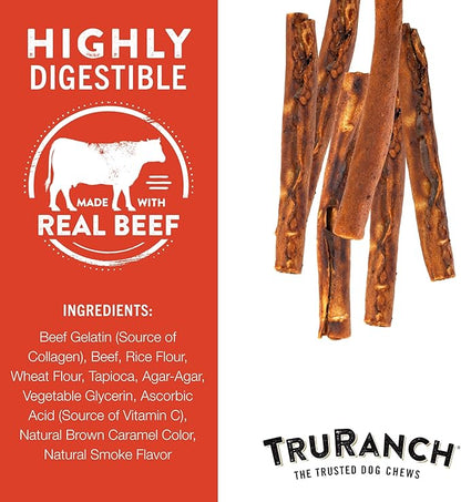 Collagen Rolls - 9" Collagen Rolls for Dogs - Long Lasting Healthy Joint Support - Rawhide Alternative - Skin &amp; Coat Health - Made with Real Beef, Value Pack, 3 Bags, 9 Count