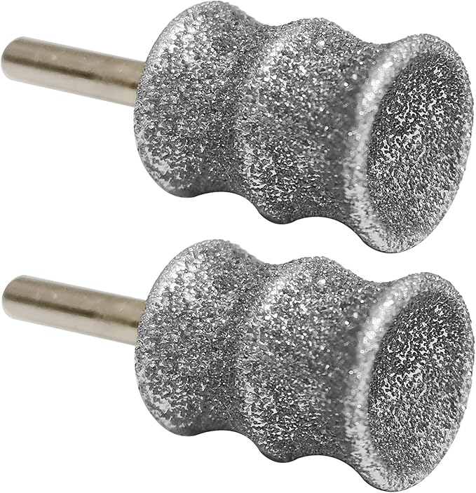 Dog Nail Grinder and Trimmer Bits for Dremel - Dog Nail Grinder Attachment - Painless Pet Nail File &amp; Clipper for Large, Medium and Small Dogs &amp; Cats 2Pack