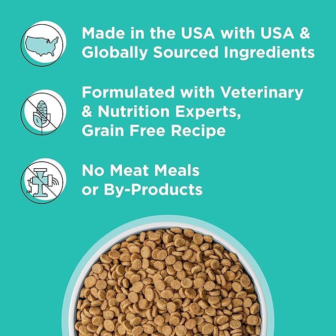 BIXBI Rawbble Dry Dog Food, Duck, 24 lbs - USA Made with Fresh Meat - No Meat Meal &amp; No Corn, Soy or Wheat - Freeze Dried Raw Coated Dog Food - Minimally Processed for Superior Digestibility