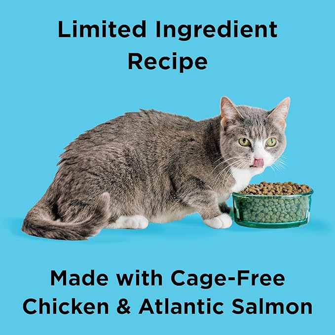 BIXBI Liberty Dry Food Indoor Cat Health Chicken &amp; Salmon Recipe, 3lb