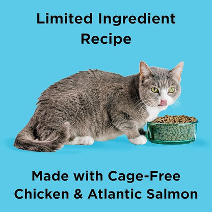 BIXBI Liberty Dry Food Indoor Cat Health Chicken &amp; Salmon Recipe, 3lb