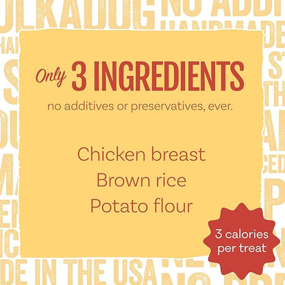 Polkadog Chicken Littles Crunchy Training Bits – All Natural, Limited Ingredient Healthy Training Treats for Dogs. Handcrafted &amp; Made in USA. Great for Dogs with Allergies or Sensitive Stomachs – 7oz