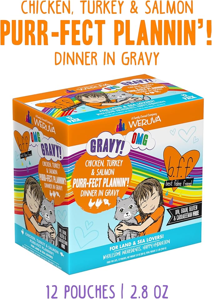 Weruva B.F.F. OMG - Best Feline Friend Oh My Gravy!, Purr-FECT Plannin&
