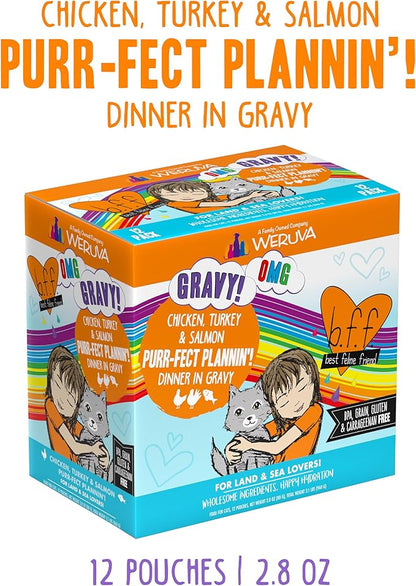Weruva B.F.F. OMG - Best Feline Friend Oh My Gravy!, Purr-FECT Plannin&