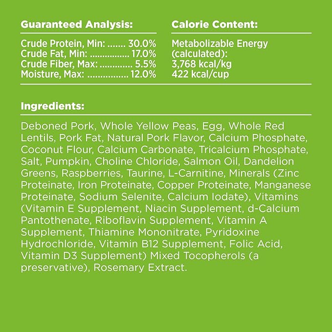 BIXBI Rawbble Dry Dog Food, Pork, 24 lbs - USA Made with Fresh Meat - No Meat Meal &amp; No Corn, Soy or Wheat - Freeze Dried Raw Coated Dog Food - Minimally Processed for Superior Digestibility