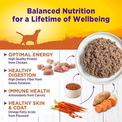 Wellness Complete Health Natural Wet Canned Dog Food Turkey &amp; Sweet Potato, 12.5-Ounce Can (Pack of 12)