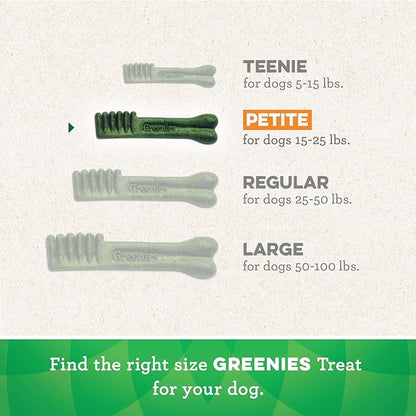 Greenies Pumpkin Spice Flavor Petite Size,Veterinarian-Recommended for Dental Care, Dog Treat Chews, Limited Edition, 12 oz., Pack of 40