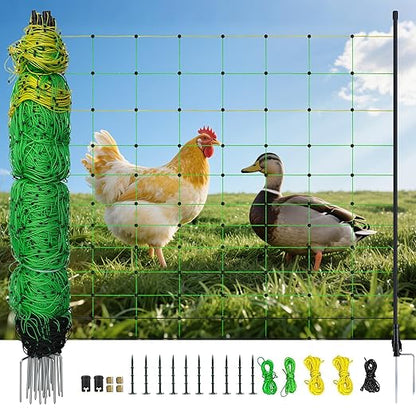 Electric Fence Netting, 49.6" H x 164&