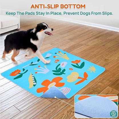 BurgeonNest Washable Pee Pads for Dogs, 2 Pack 36&