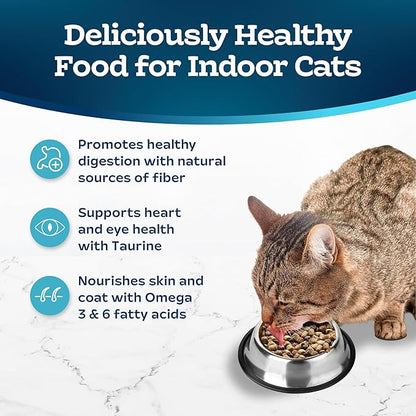 Blue Buffalo Blue Tastefuls Natural Adult Indoor Cat Chicken &amp; Brown Rice Recipe Food for Cats 10 lb