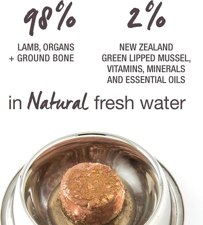 Feline Natural New Zealand Canned Catfood Wet Food, High-Meat, Low-Carb, &amp; Grain Free Cat Food Wet, Lamb Feast, 3 oz, Pack of 24