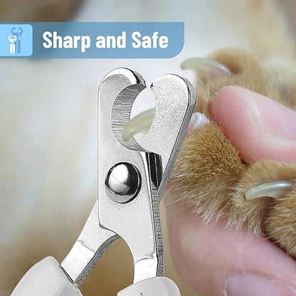 Mr. Pen Cat Nail Trimmer - White &amp; Gray, Cat &amp; Dog Nail Clipper, Kitten &amp; Small Dog Claw Trimmer