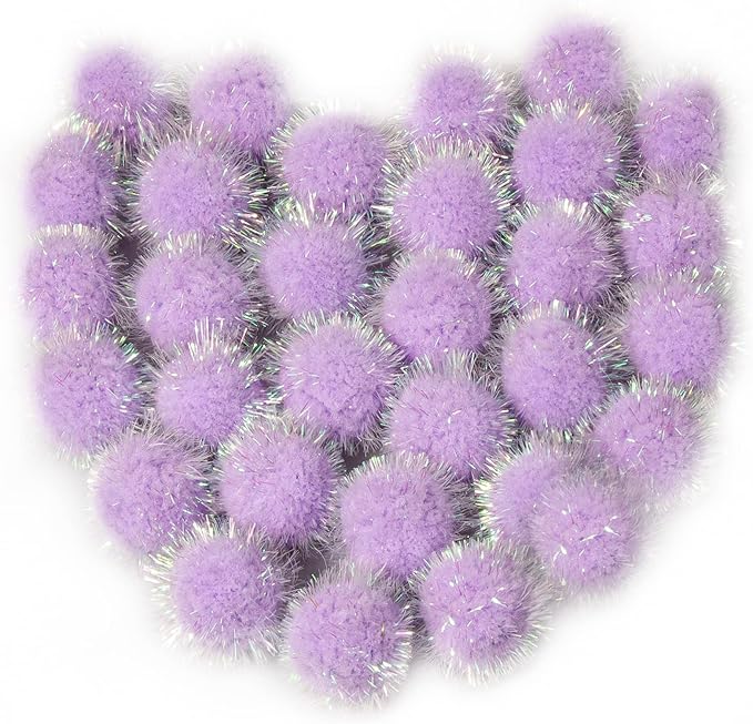 VAPKER 30 Pcs Cat Ball Toys Sparkle Balls Extra Large 2 Inch Cat&