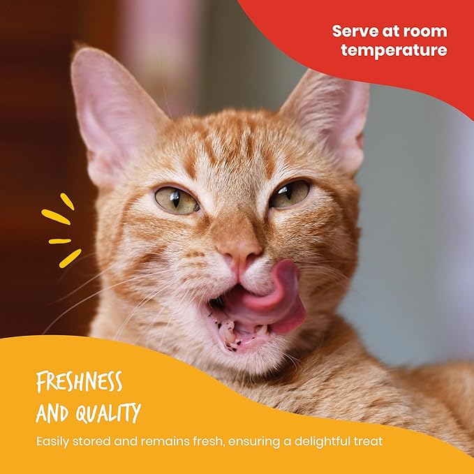 Beefeaters Cat Treats Lickable Puree 1.59oz (12-Pack) – Chicken, Grain-Free, Taurine-Enriched, Ideal for Training &amp; Interactive Feeding