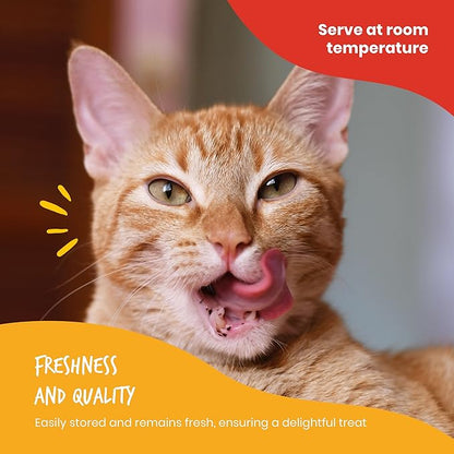 Beefeaters Cat Treats Lickable Puree 1.59oz (12-Pack) – Chicken, Grain-Free, Taurine-Enriched, Ideal for Training &amp; Interactive Feeding
