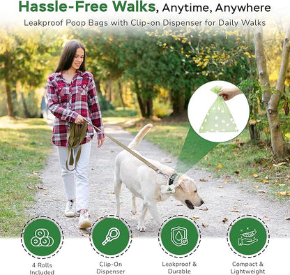 Puppy Essentials Kit Contains Dog Wipes for Paws and Butt, Nourishing Paw Balm, Teeth Cleaning Wipes &amp; Poop Bags Set | Dog Camping Essentials and Travel Accessories