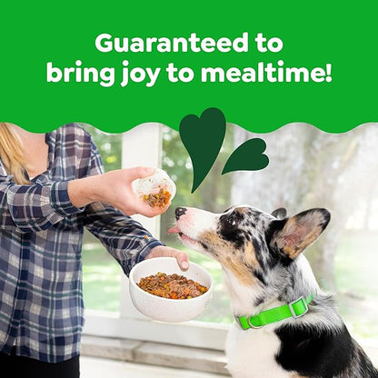Greenies Smart Topper High Protein Wet Mix-in for Dogs, Chicken, Green Beans, and Sweet Potatoes Recipe &amp; Beef, Peas, and Carrots Recipe Variety Pack, 8 Trays of 2oz.