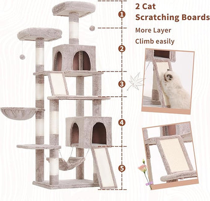 Cat Tree for Indoor Cats, 71&