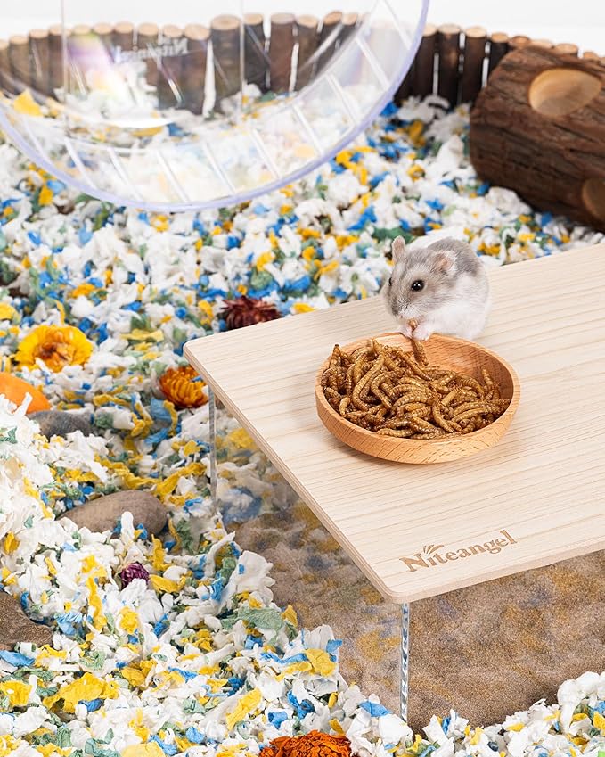 Niteangel Small Animal Snack &amp; Treats - Small Critter Natural Treat for Dwarf Syrian Hamsters Gerbils Mice Sugar Glider Hedgehogs Chickens Birds