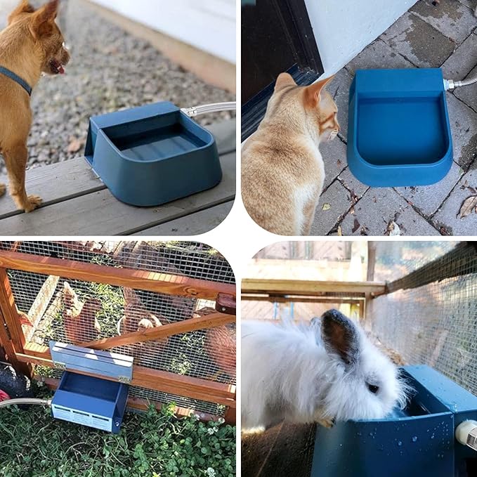 NAMSAN Automatic Dog Water Dispenser with Float Valve, 3/4&