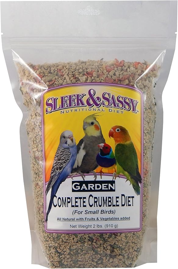 SLEEK &amp; SASSY Garden Complete Crumble Small Bird Food (2 lbs.)