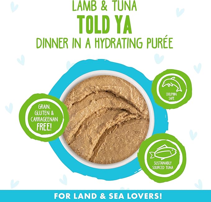 Weruva B.F.F. Play - Best Feline Friend Paté Lovers, Aw Yeah!, Lamb &amp; Tuna Told Ya&