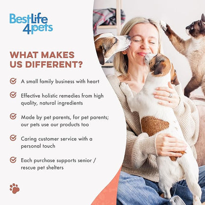 Mange Treatment for Dogs, Natural Dog Itching Skin Relief for Demodectic &amp; Puppy Mange, Mites, Canine Scabies, Helps Dogs Skin Irritation, Hot Spots, Hair Loss, and Canine Dandruff, 400 Odorless Pills