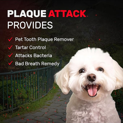Pet Dental Spray, As Seen on TV, Eliminates Plaque &amp; Tartar, Helps with Plaque and Tartar and Provides Instant Fresh Breath - Includes 3 Months&