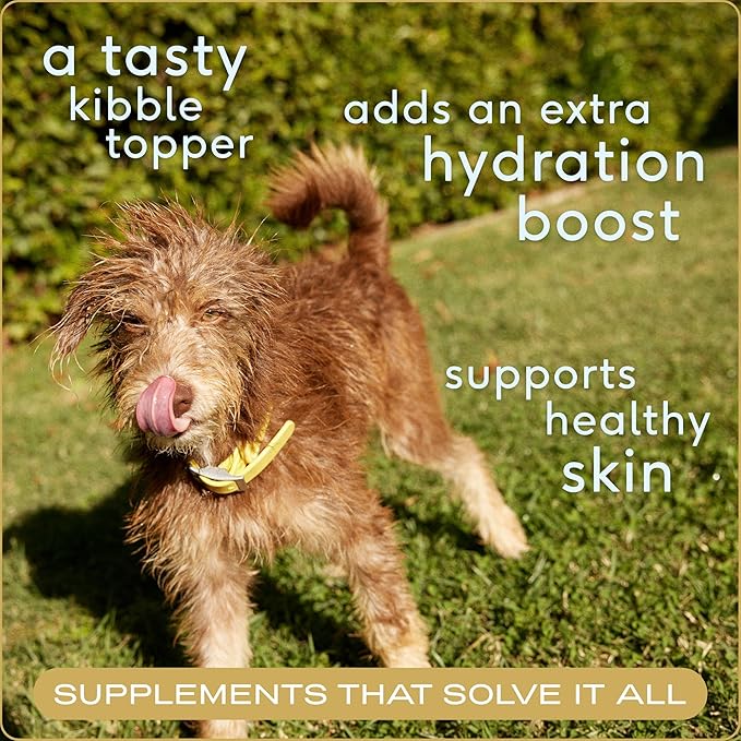 Native Pet Bone Broth for Dogs and Cats - Made with Real Beef Bone Broth, Dog Food Toppers for Picky Eaters- Provides Extra Hydration &amp; Nutrition for Joint Strength, Immunity &amp; Heart Health-192 Scoops