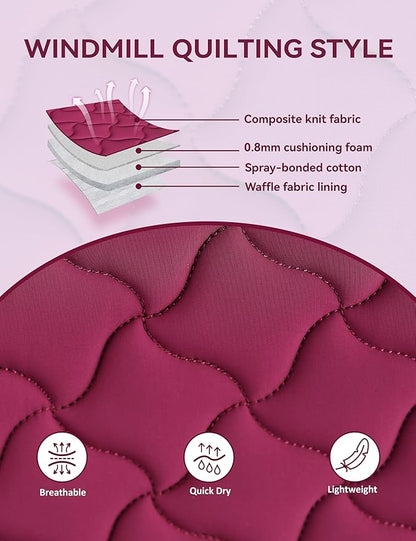 Close Contact Non-Slip Design Horse Riding Pad Moisture-Wicking Shock Absorbing English Saddle Pad for Horses