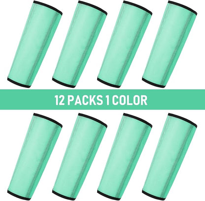 Jexine 12 Fly Boots for Horse Set of 12 Loose Breathable Mesh Horse Fly Sheets Protective Horse Leg Wraps Leggings for Preventing Flies and Mosquitoes Bites(Green)