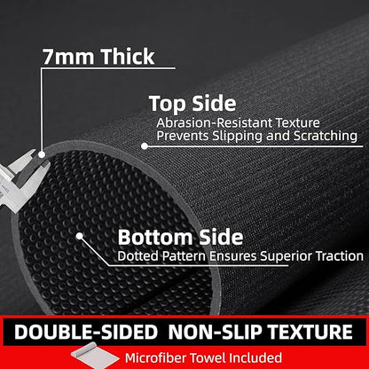 Large Exercise Mat for Home Workout,12‘x6’/10&