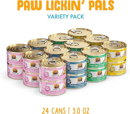 Weruva Classic Cat Food, Variety Pack, Paw Lickin&