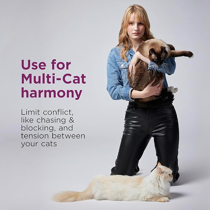 COMFORT ZONE Value Kit; 3 Multicat Diffusers &amp; 6 Refills; Cat Calming Pheromone; Reduce Stress, Aggression, Fighting, Urine Marking, Scratching