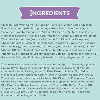 LOVE, NALA Grain-Free Wet Cat Food Pâté – 24 Pack – Natural Chicken &amp; Fish Variety in Broth – Premium Whole Meat - Grain Free - Non GMO - Wet Food for Adult Cats