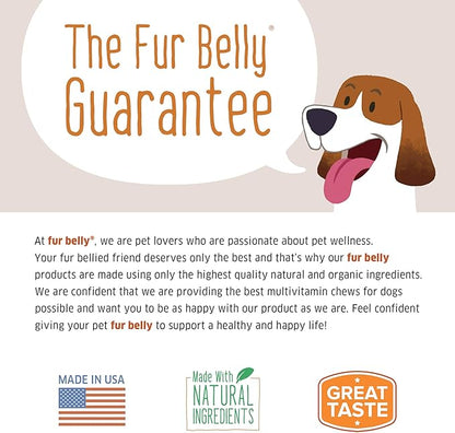 Dog Multivitamin - Dog Vitamins and Supplements - Digestive Enzymes &amp; Probiotics - Probiotics for Dogs - for Skin and Coat Allergies - Immune System &amp; Overall Health - 120 Soft Chew Dog Treats