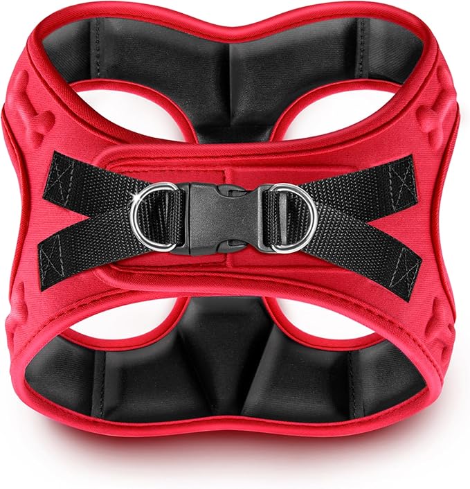 Comfort fit Step-in Dog &amp; Puppy Harness - Comfortable All Weather Dog Vest Harness: Adjustable, Soft Padded, Easy to Put-on for Small, Medium-Sized Dogs.