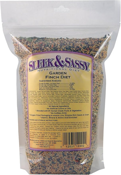 SLEEK &amp; SASSY Garden Finch Bird Food (2 lbs.)