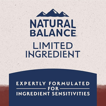 Natural Balance Limited Ingredient Adult Dry Dog Food with Healthy Grains, Beef &amp; Brown Rice Recipe, 24 Pound (Pack of 1)
