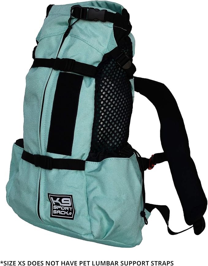 K9 Sport Sack Air 2 - Medium, Summer Mint - Ideal for Dogs with 17-19” Back Length - Durable, Breathable Backpack-Style Carrier - Perfect for Walks, Short Hikes &amp; Public Transportation